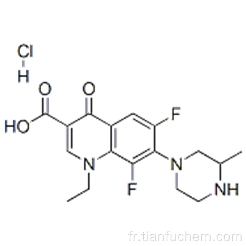 Chlorhydrate de loméfloxacine CAS 98079-52-8